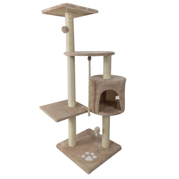 Kratzbaum MONTREAL Beige - 67 x 55 x 117 cm